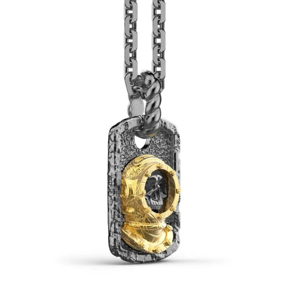 Online Zancan Burnished Silver Necklace With Diver. Colliers
