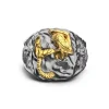 Best Sale Zancan Burnished Silver Ring With Mermaid. Bagues