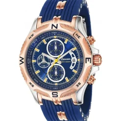 Online Zancan Chronograph Watch With Date Window And Silicone Strap. Superkompass