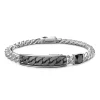 Cheap Zancan Curb Chain Bracelet With Tag And Black Stone. Bracelets