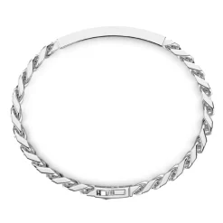 Store Zancan Curb Chain Silver Bracelet With Tag. Bracelets
