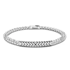 New Zancan Curb Chain Silver Bracelet With Tag. Bracelets