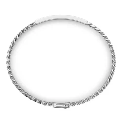 Best Sale Zancan Curb Chain Silver Bracelet With Tag. Bracelets
