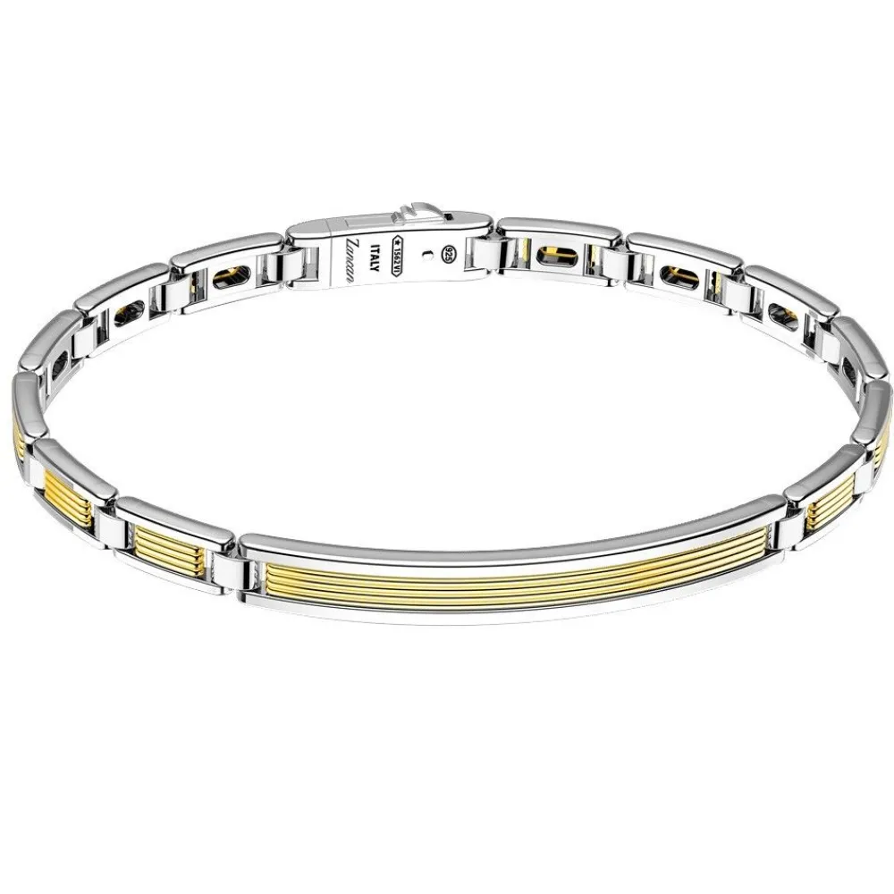 Sale Zancan 18K Gold And Silver Bracelet With Tag. Bracelets