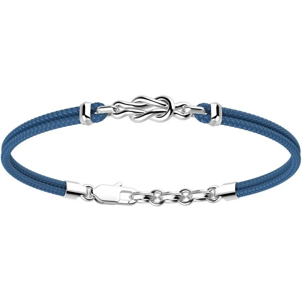 Clearance Zancan Kevlar Bracelet With Silver Knot. Bracelets
