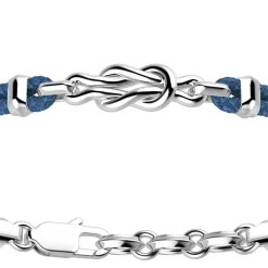 Clearance Zancan Kevlar Bracelet With Silver Knot. Bracelets