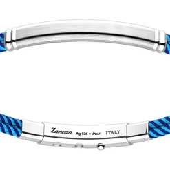 Discount Zancan Kevlar Bracelet With Silver Tag. Bracelets