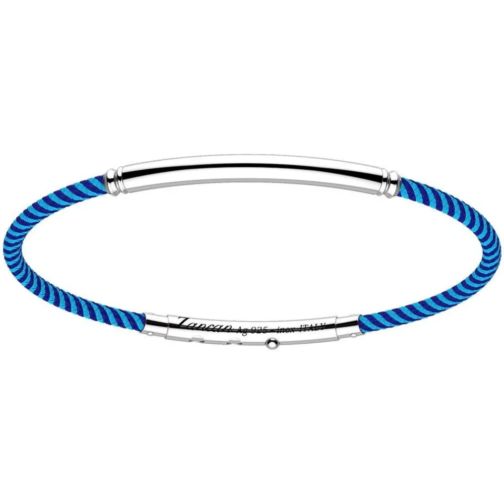Shop Zancan Kevlar Bracelet With Silver Tag. Bracelets