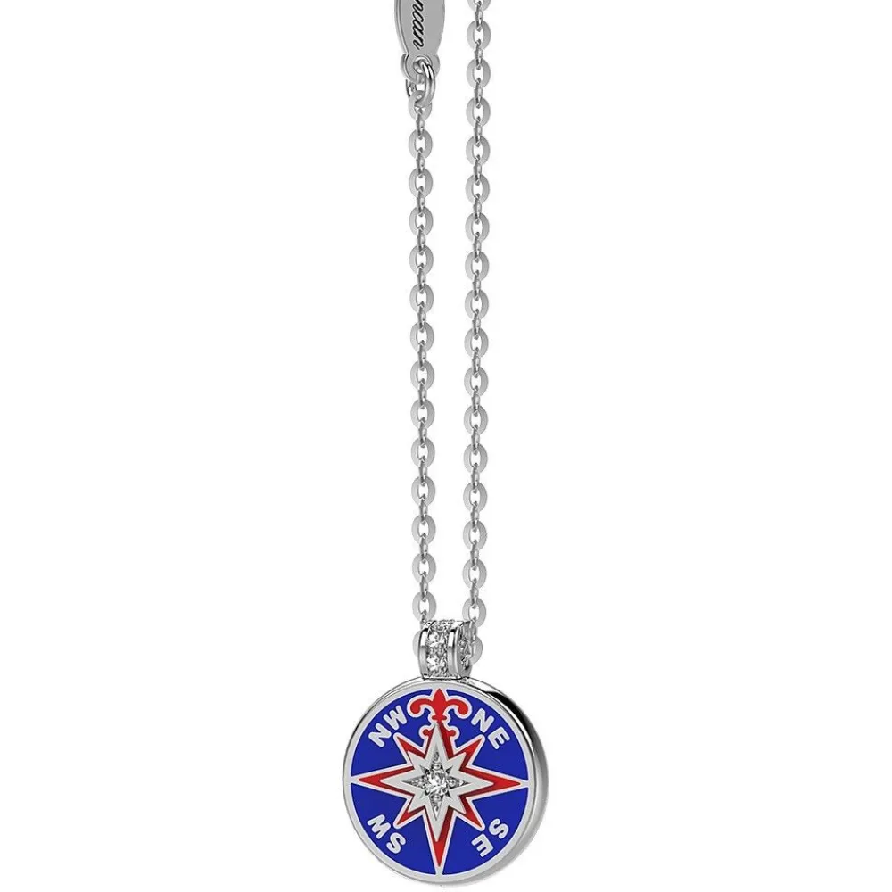 Cheap Zancan Kevlar Necklace With Silver Pendant And Lacquered Details. Colliers