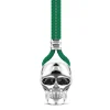 Best Sale Zancan Kevlar Necklace With Silver Skull Pendant. Colliers