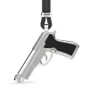 Online Zancan Kevlar Necklace With Silver Gun Colliers