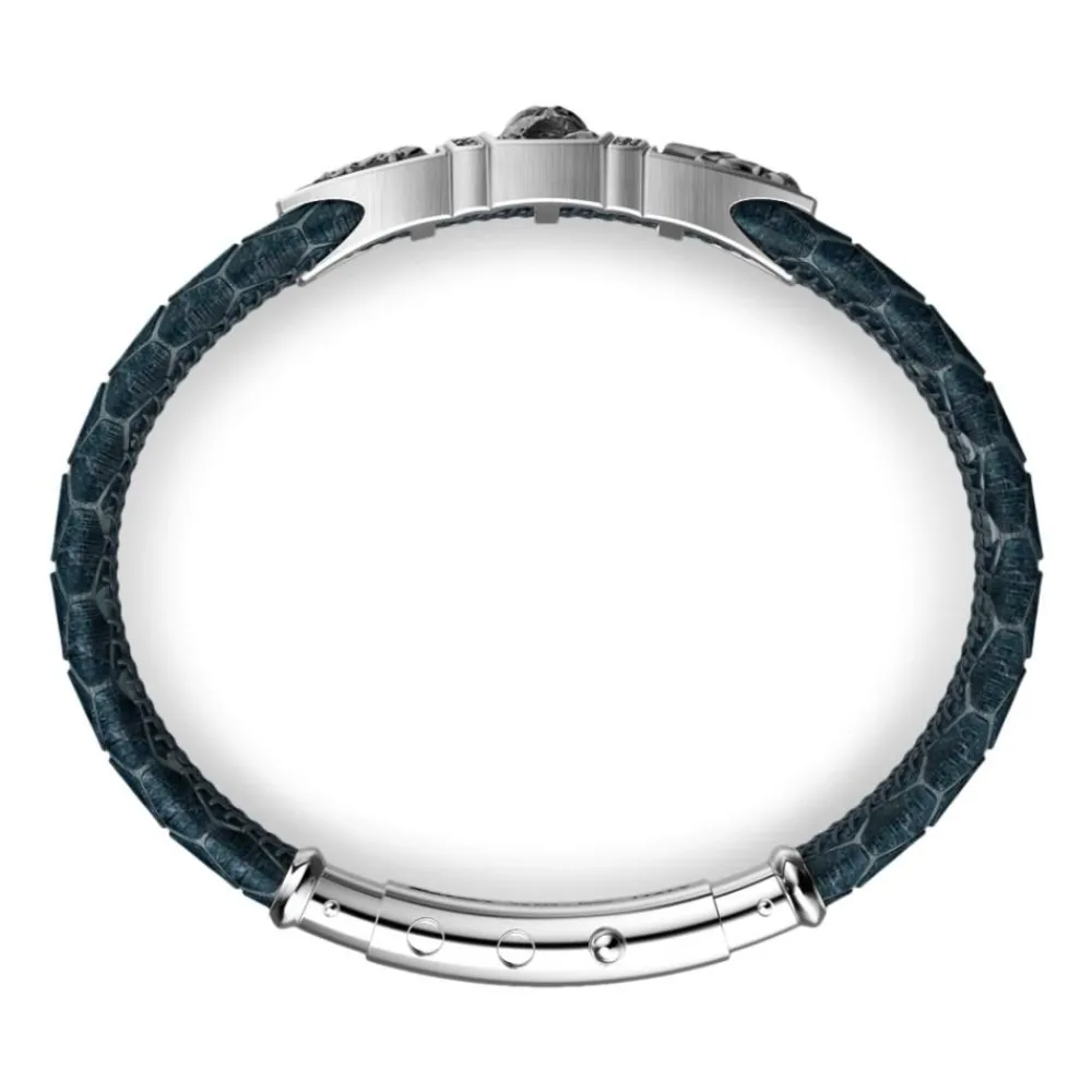 Cheap Zancan Leather Bracelet With Tag And Skull. Bracelets