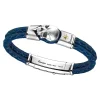 Cheap Zancan Leather Bracelet With Silver Skull. Bracelets
