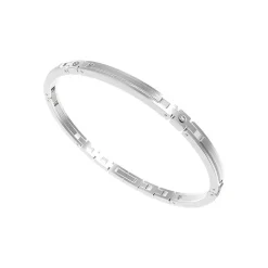Sale Zancan Rigid Glossy And Polished Steel Bracelet. Bracelets