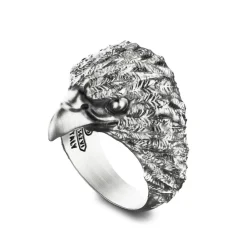 Clearance Zancan Ring With Silver Eagle. Bagues