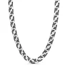 Best Sale Zancan Silver And Black Ceramic Curb Chain Necklace. Colliers