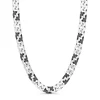 Cheap Zancan Silver And Black Ceramic Curb Chain Necklace. Colliers
