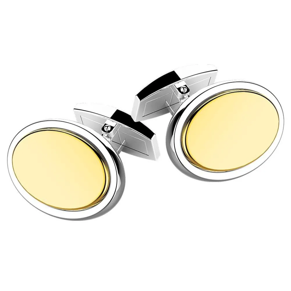 Cheap Zancan Silver And 18K Gold Cufflinks. Boutons De Manchette
