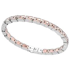 Fashion Zancan Silver And 18K Rose Gold Link-Only Bracelet. Bracelets