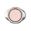 Sale Zancan Silver And Rose Gold Circular Ring. Bagues