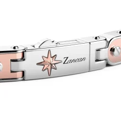 Best Sale Zancan Silver And Rose Gold Men'S Bracelet. Bracelets