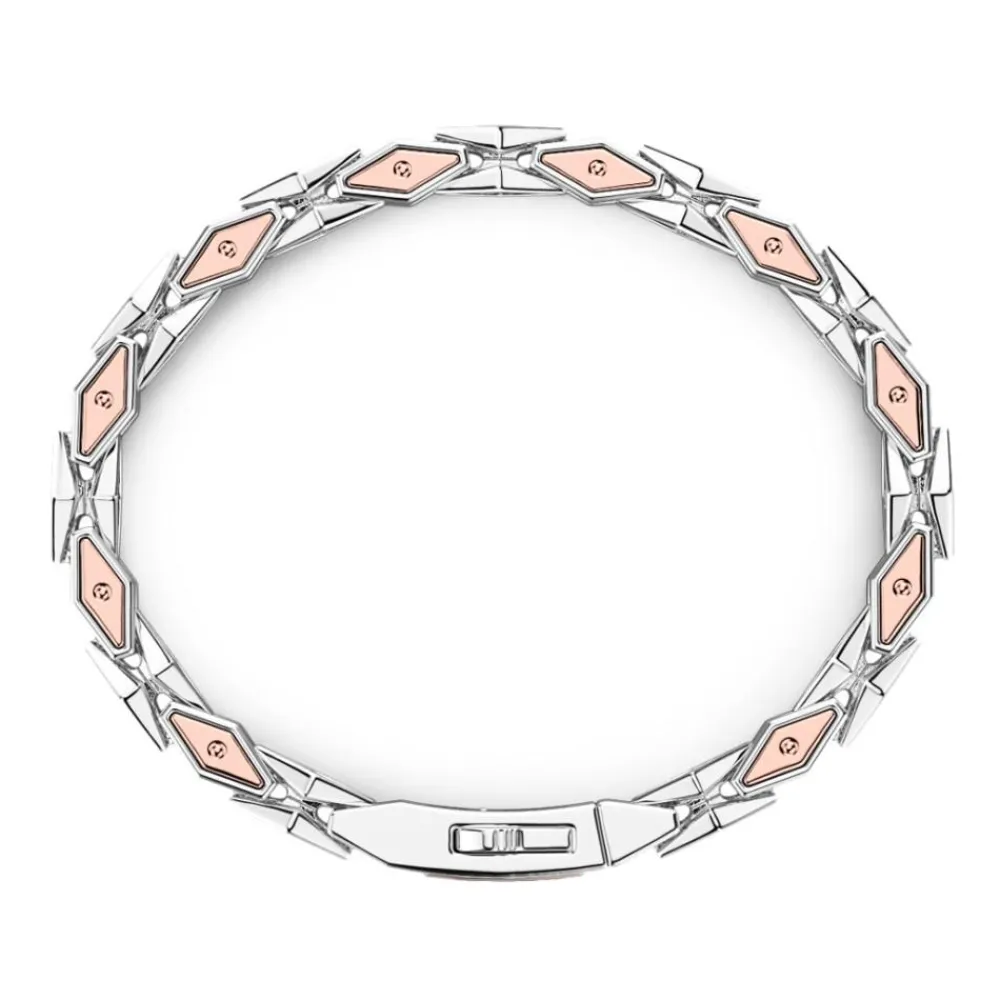 Fashion Zancan Silver And Rose Gold Men'S Bracelet. Bracelets