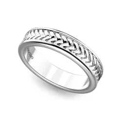 Cheap Zancan Silver Band Ring. Bagues
