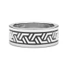 Online Zancan Silver Band Ring. Bagues