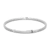 Outlet Zancan Silver Bracelet With Tag And Black Stones. Bracelets