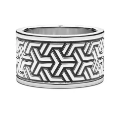 Cheap Zancan Silver Broad Band Ring. Bagues