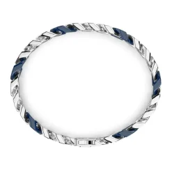 Sale Zancan Silver Ceramic Curb Chain Bracelet With Lacquered Links. Bracelets