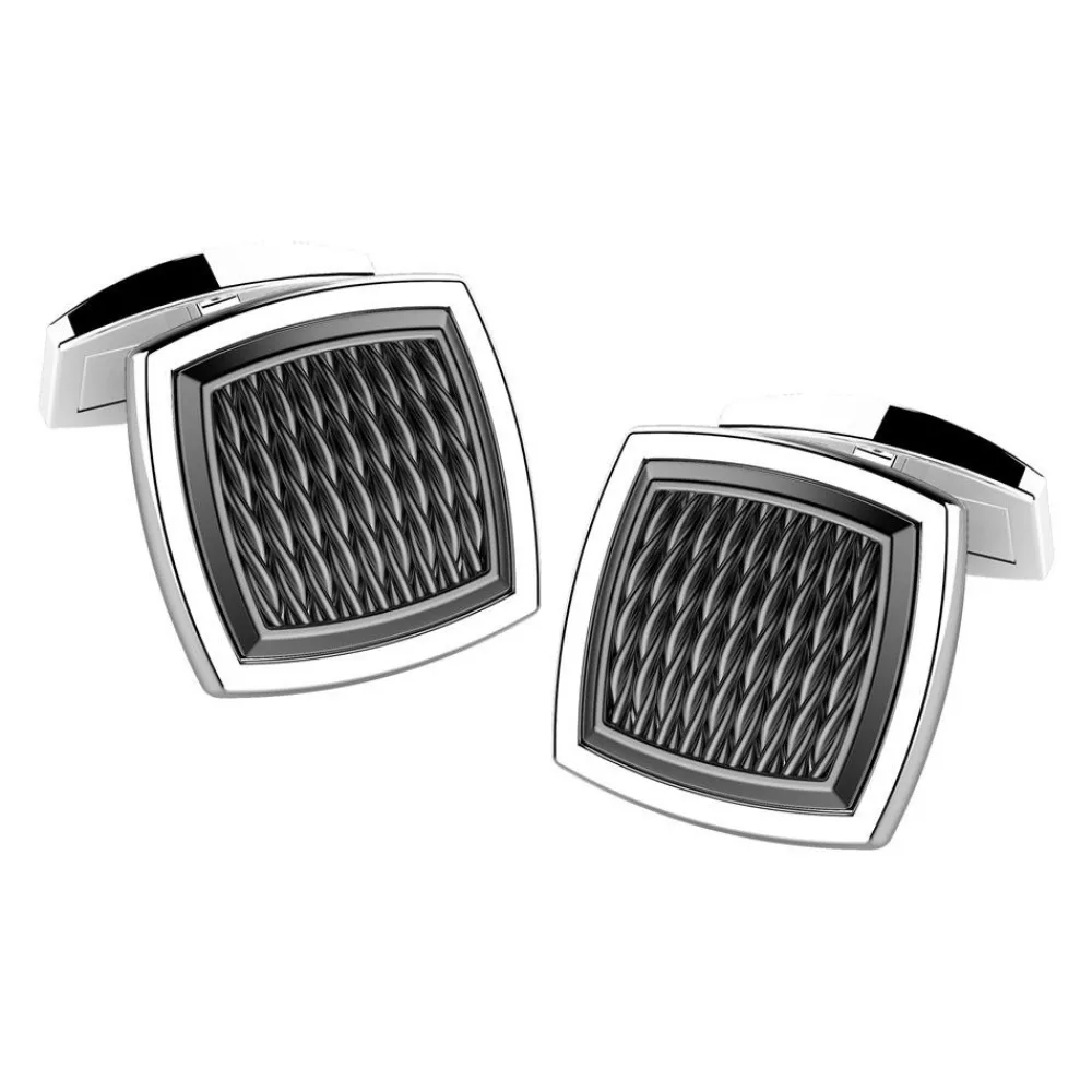 Outlet Zancan Silver Cufflinks. Boutons De Manchette