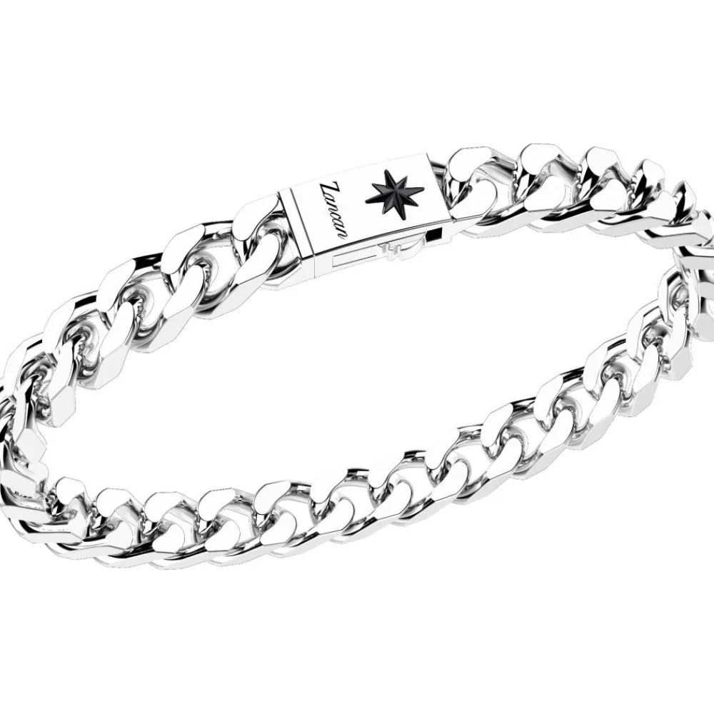 Hot Zancan Silver Curb Chain Bracelet. Bracelets