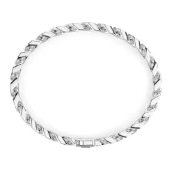 Outlet Zancan Silver Curb Chain Bracelet With Black Lacquer. Bracelets