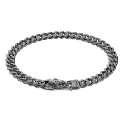 Best Sale Zancan Silver Curb Chain Bracelet With Crocodile Head Closure. Bracelets