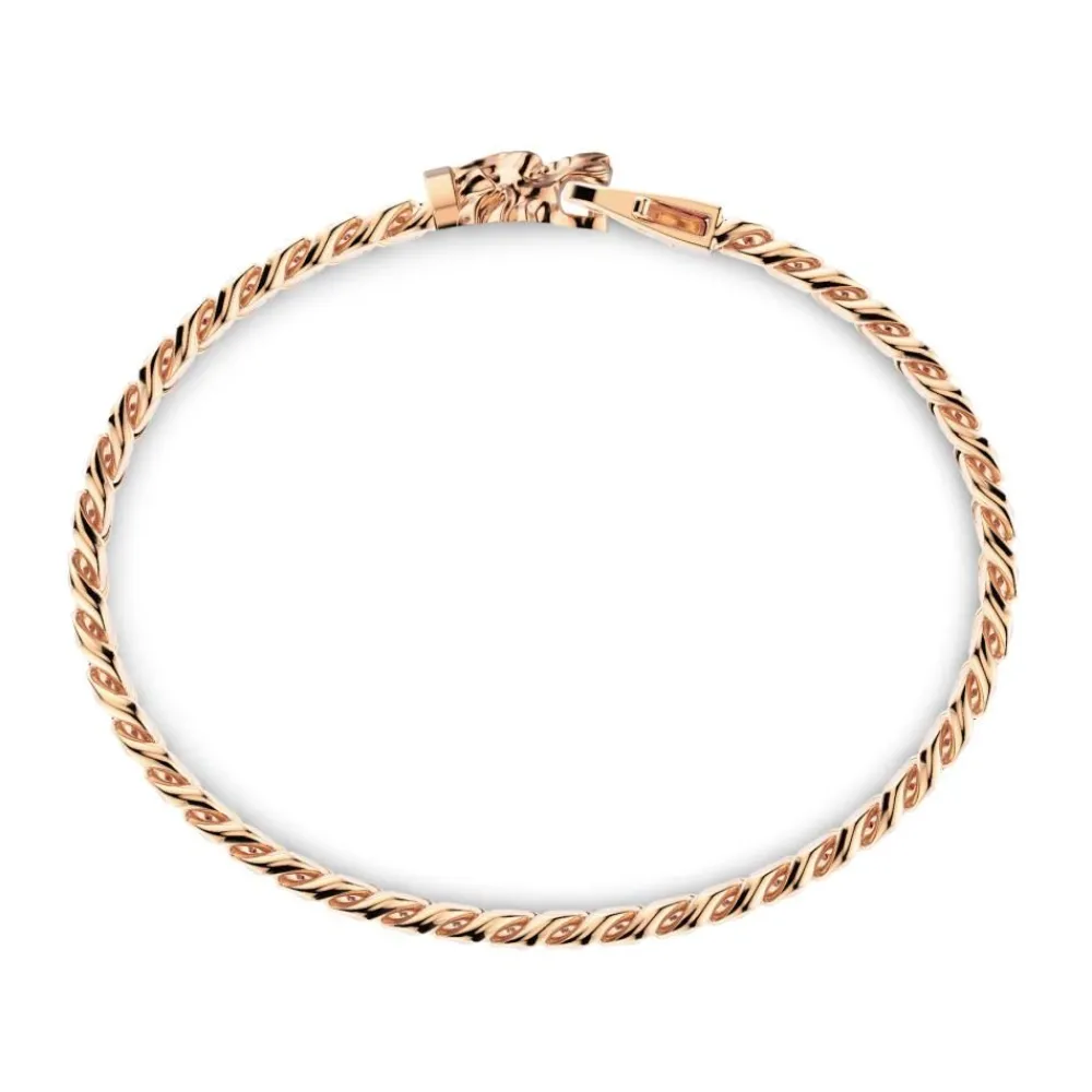 Best Sale Zancan Silver Curb Chain Bracelet With Lion Head Closure. Bracelets