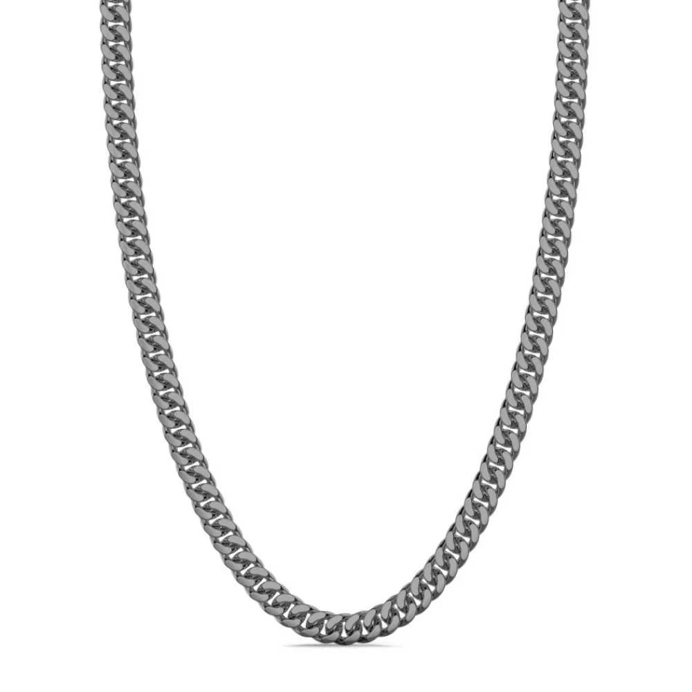 Hot Zancan Silver Curb Chain Necklace. Colliers