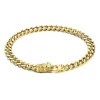 New Zancan Silver Curb Chain Bracelet With Snake Head Closure Bracelets
