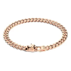 Fashion Zancan Silver Curb Chain Bracelet With Bear Head Closure. Bracelets