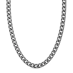 Store Zancan Silver Curb Chain Necklace. Colliers