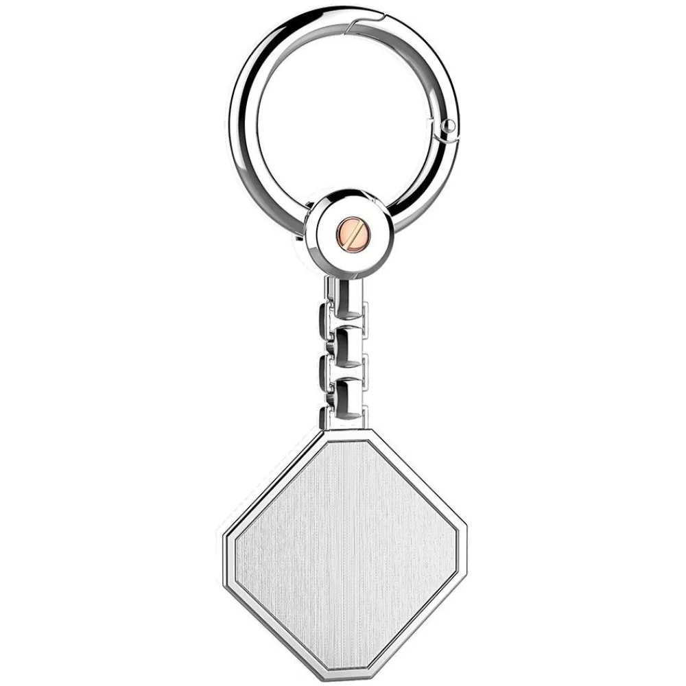 Clearance Zancan Silver Keychain With Rose Gold Screw. Porte-clés