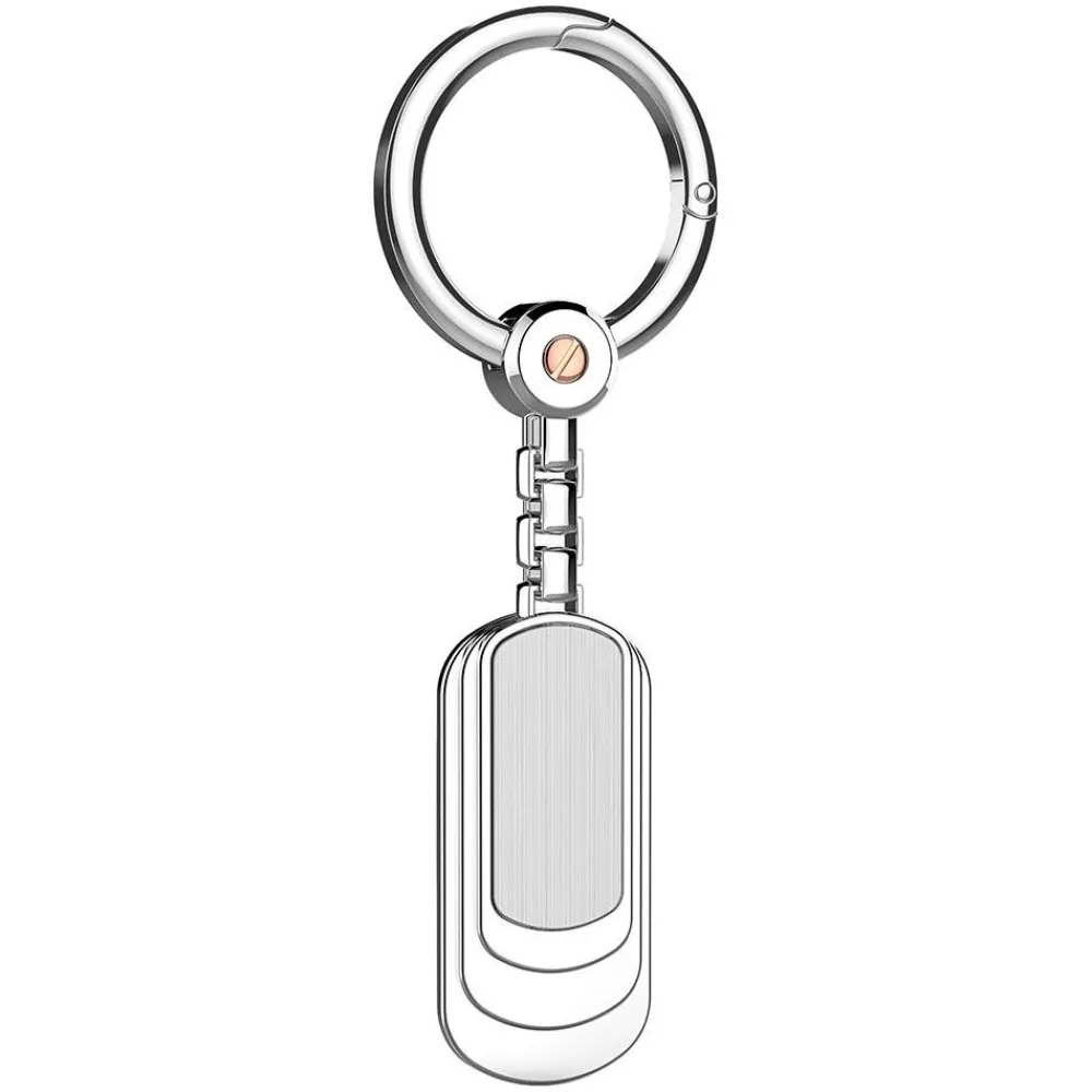 Best Zancan Silver Keychain With Rose Gold Screw. Porte-clés