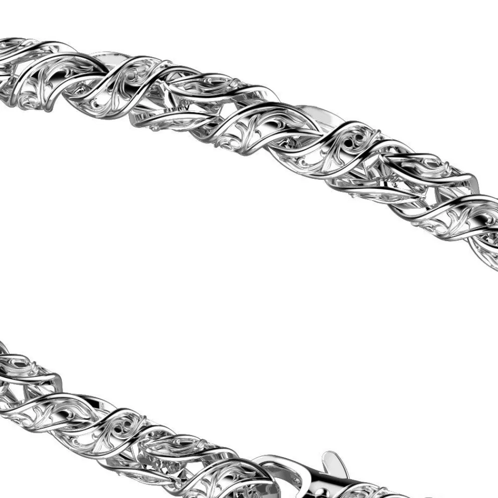 Hot Zancan Silver Link-Only Bracelet. Bracelets