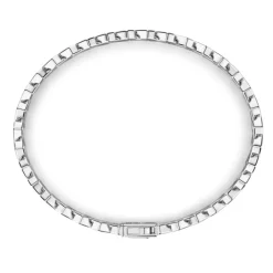 Hot Zancan Silver Link-Only Bracelet With Black Stones. Bracelets