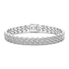 Flash Sale Zancan Silver Link-Only Bracelet With Black Stones. Bracelets