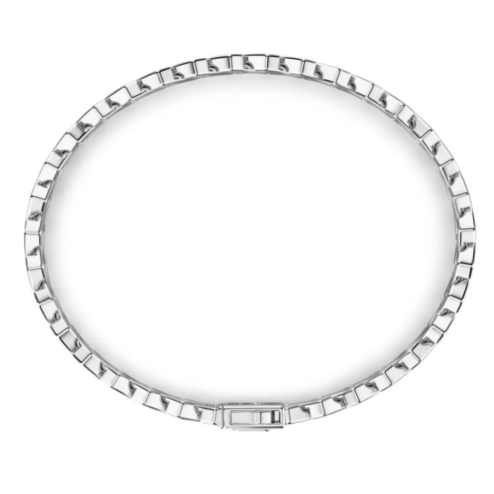 Flash Sale Zancan Silver Link-Only Bracelet With Black Stones. Bracelets