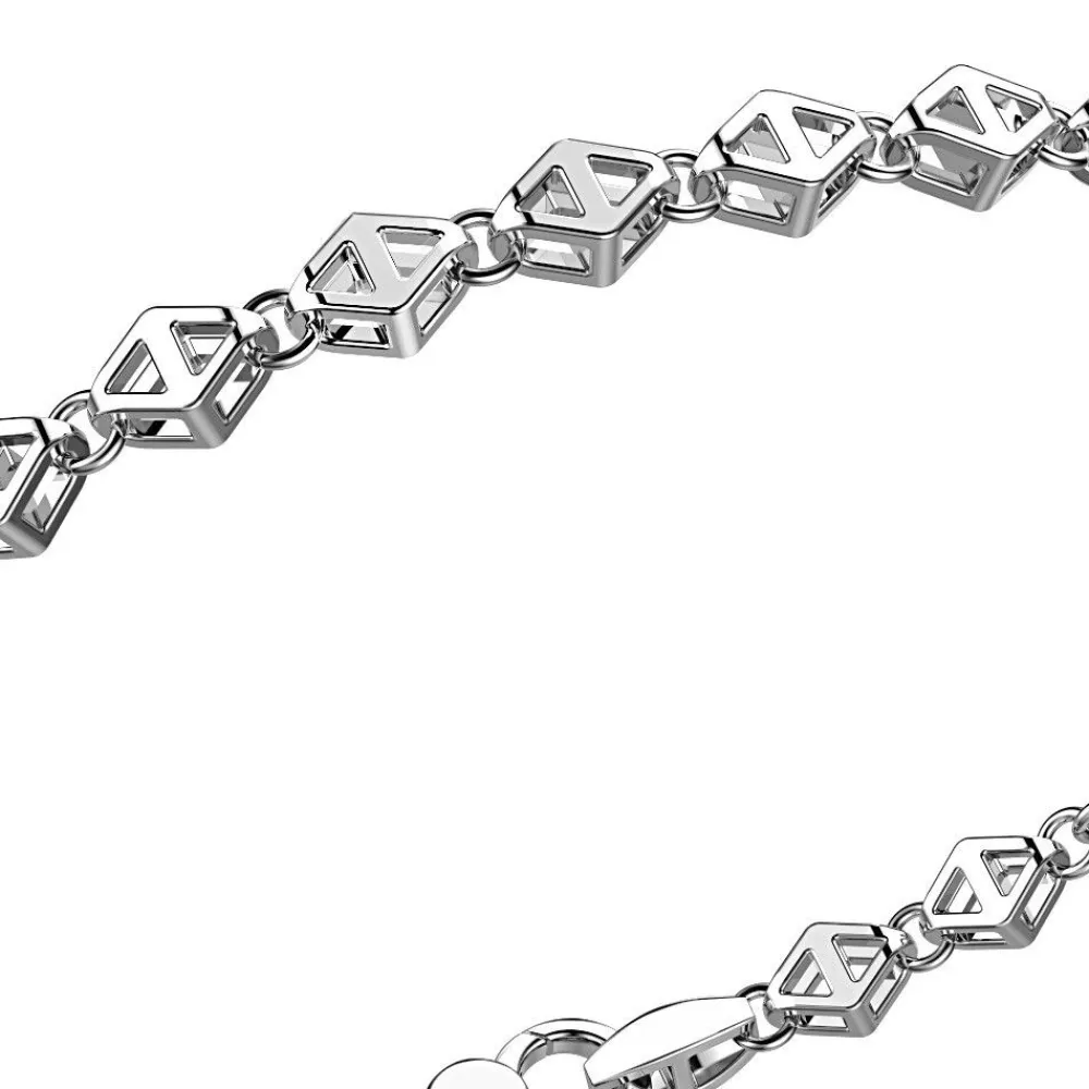 Hot Zancan Silver Link-Only Bracelet Bracelets