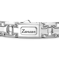 Discount Zancan Silver Link-Only Bracelet With Black Stones. Bracelets