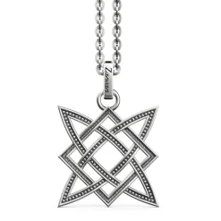 Best Sale Zancan Silver Necklace With Celtic Pendant. Colliers