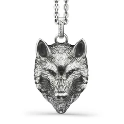 Flash Sale Zancan Silver Necklace With Wolf. Colliers